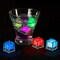 Lavish Home 12 LED Waterproof Ice Cube Shaped Lights Drinks Wine Light Up Water Activated